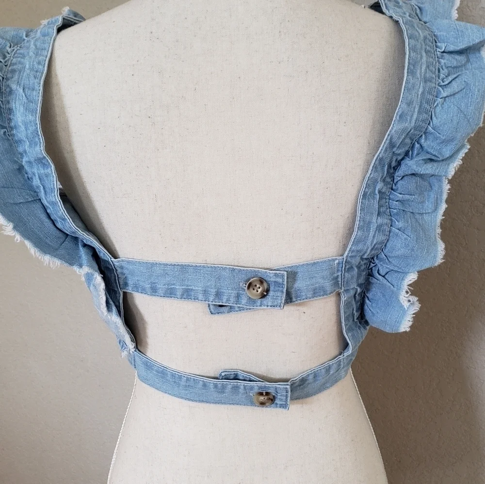 Cooperative denim crop top size Medium
